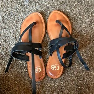Gianni Bini Black Sandals